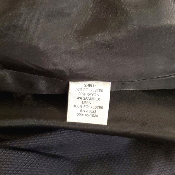 Christopher & Banks Blue Blazer Jacket Drawstring Coat Women's L Petite - Picture 6 of 6